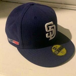 San Diego Navy blue fitted hat